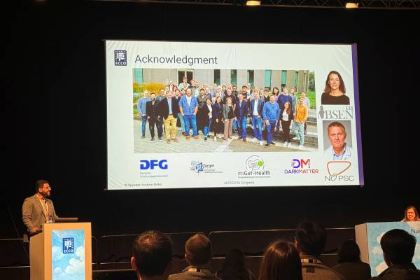 Hesham ElAbd (IKMB) presenting