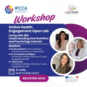 New Online Open Lab: “Living with IBD - Understanding How Nutrition and Psychology Interact”